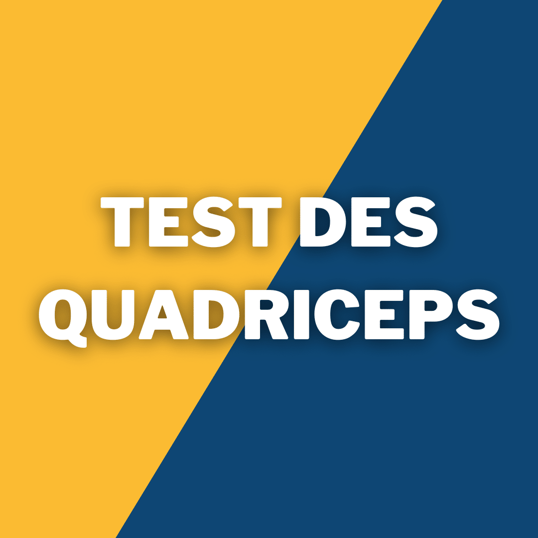 Test des quadriceps